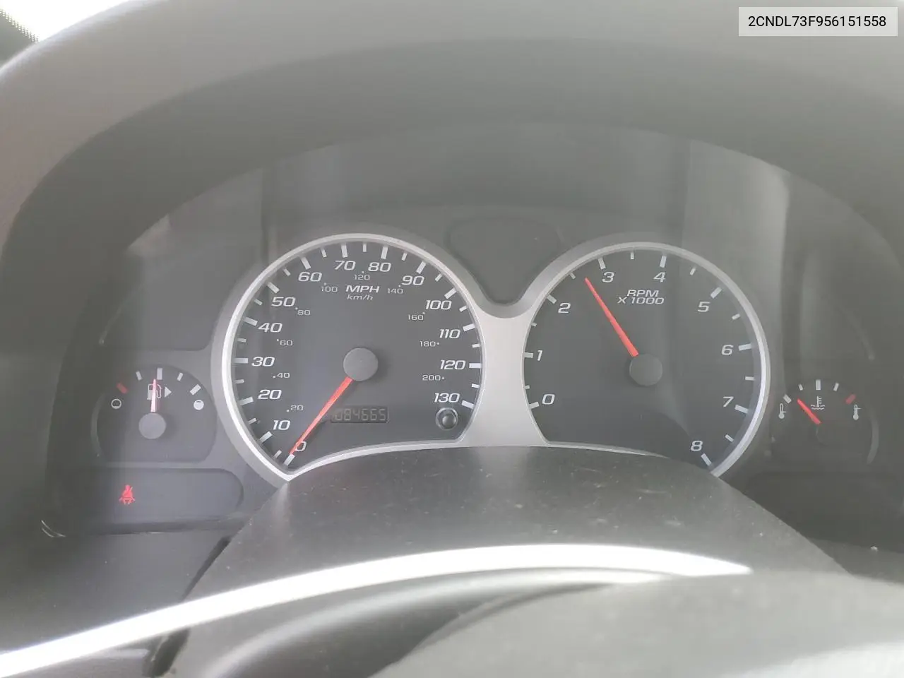 2005 Chevrolet Equinox Lt VIN: 2CNDL73F956151558 Lot: 56513195
