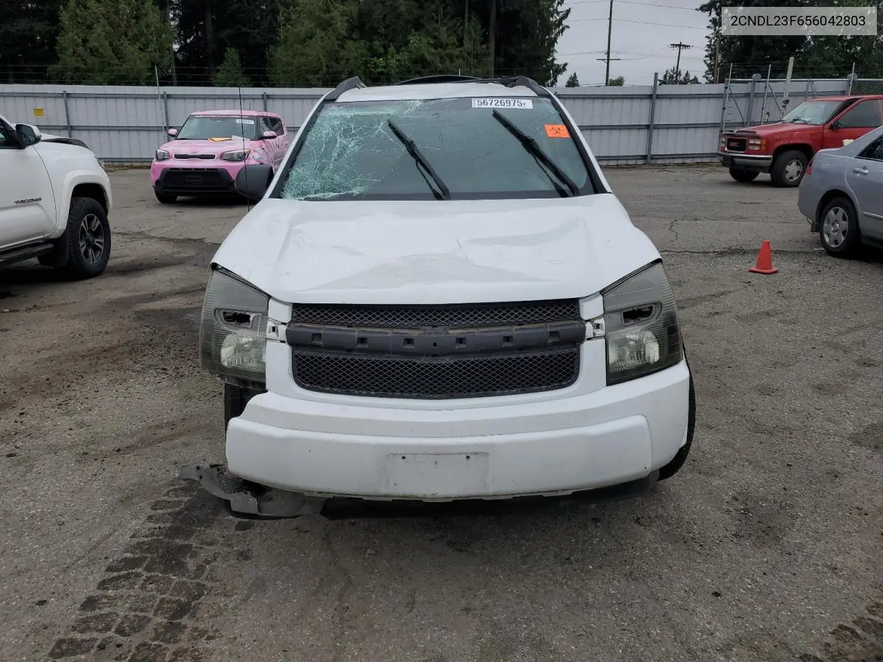 2005 Chevrolet Equinox Ls VIN: 2CNDL23F656042803 Lot: 56726975