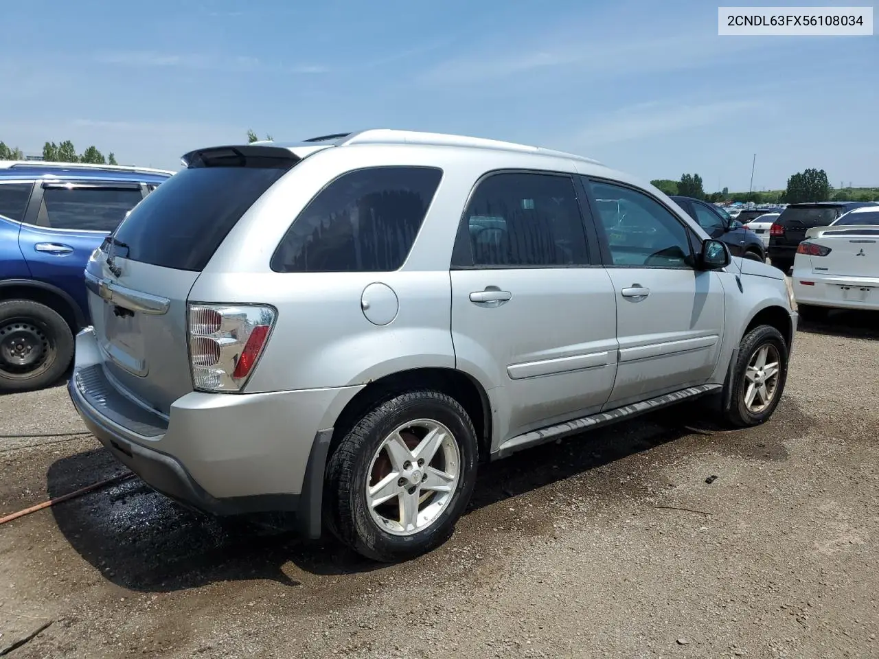 2005 Chevrolet Equinox Lt VIN: 2CNDL63FX56108034 Lot: 60676955