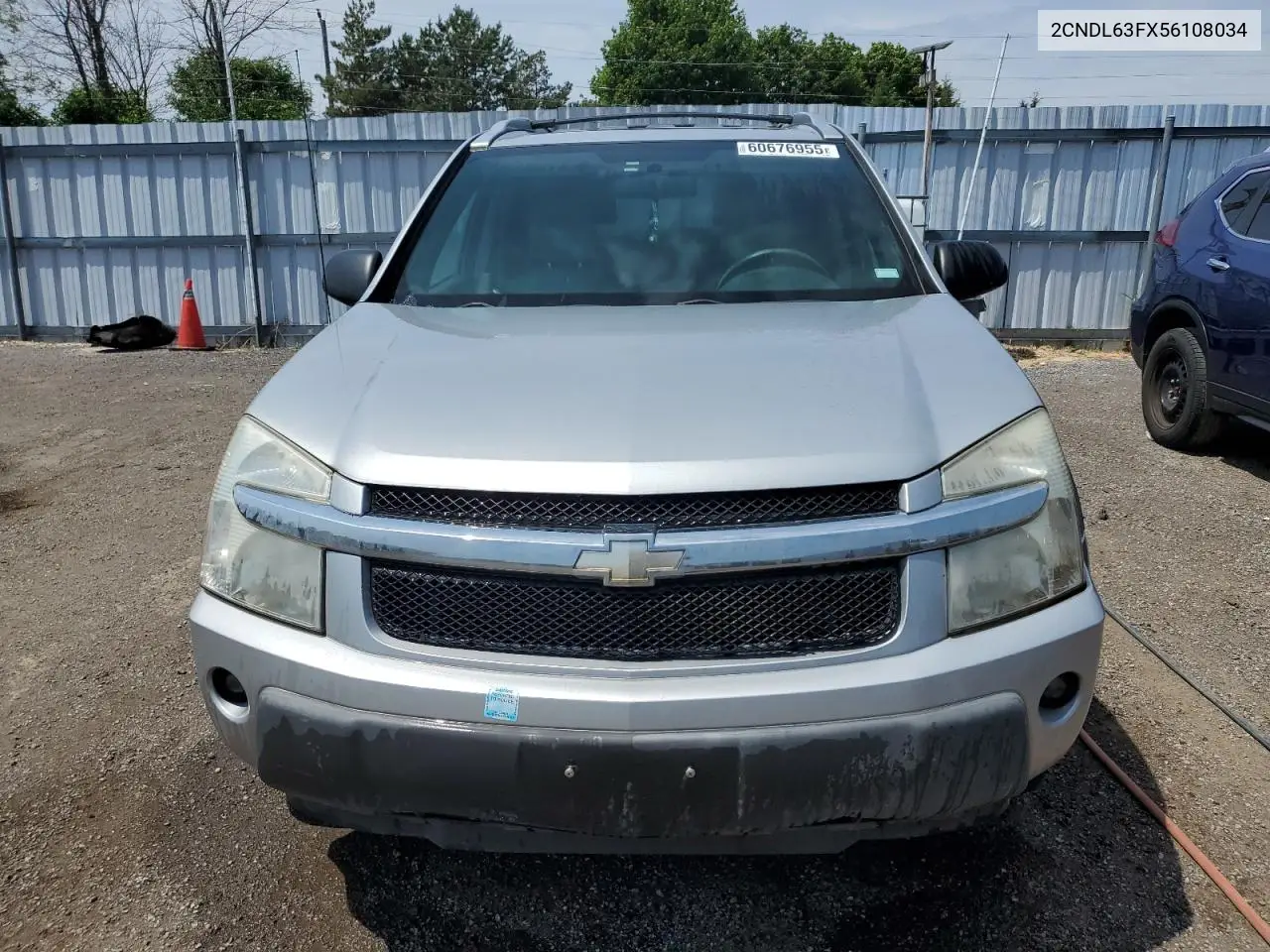 2005 Chevrolet Equinox Lt VIN: 2CNDL63FX56108034 Lot: 60676955