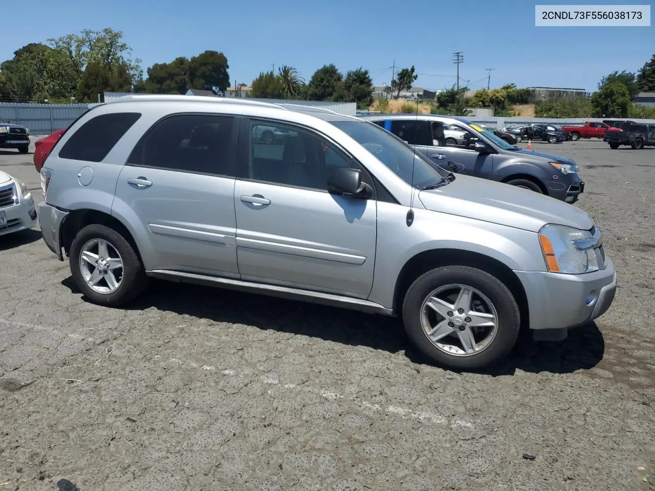 2005 Chevrolet Equinox Lt VIN: 2CNDL73F556038173 Lot: 62025145
