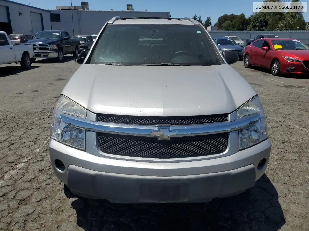 2005 Chevrolet Equinox Lt VIN: 2CNDL73F556038173 Lot: 62025145