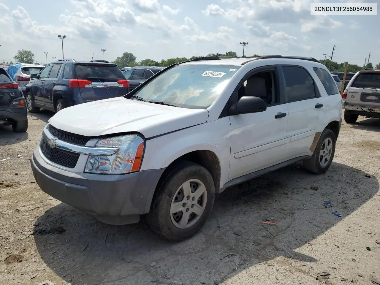 2005 Chevrolet Equinox Ls VIN: 2CNDL13F256054988 Lot: 62294595