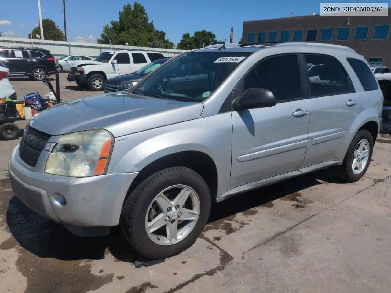 2005 Chevrolet Equinox Lt VIN: 2CNDL73F456085761 Lot: 63451595