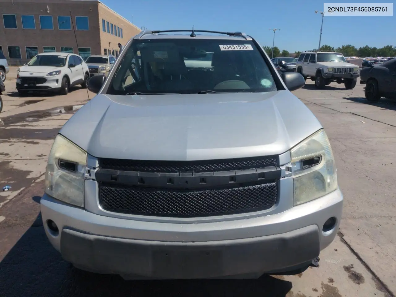 2005 Chevrolet Equinox Lt VIN: 2CNDL73F456085761 Lot: 63451595