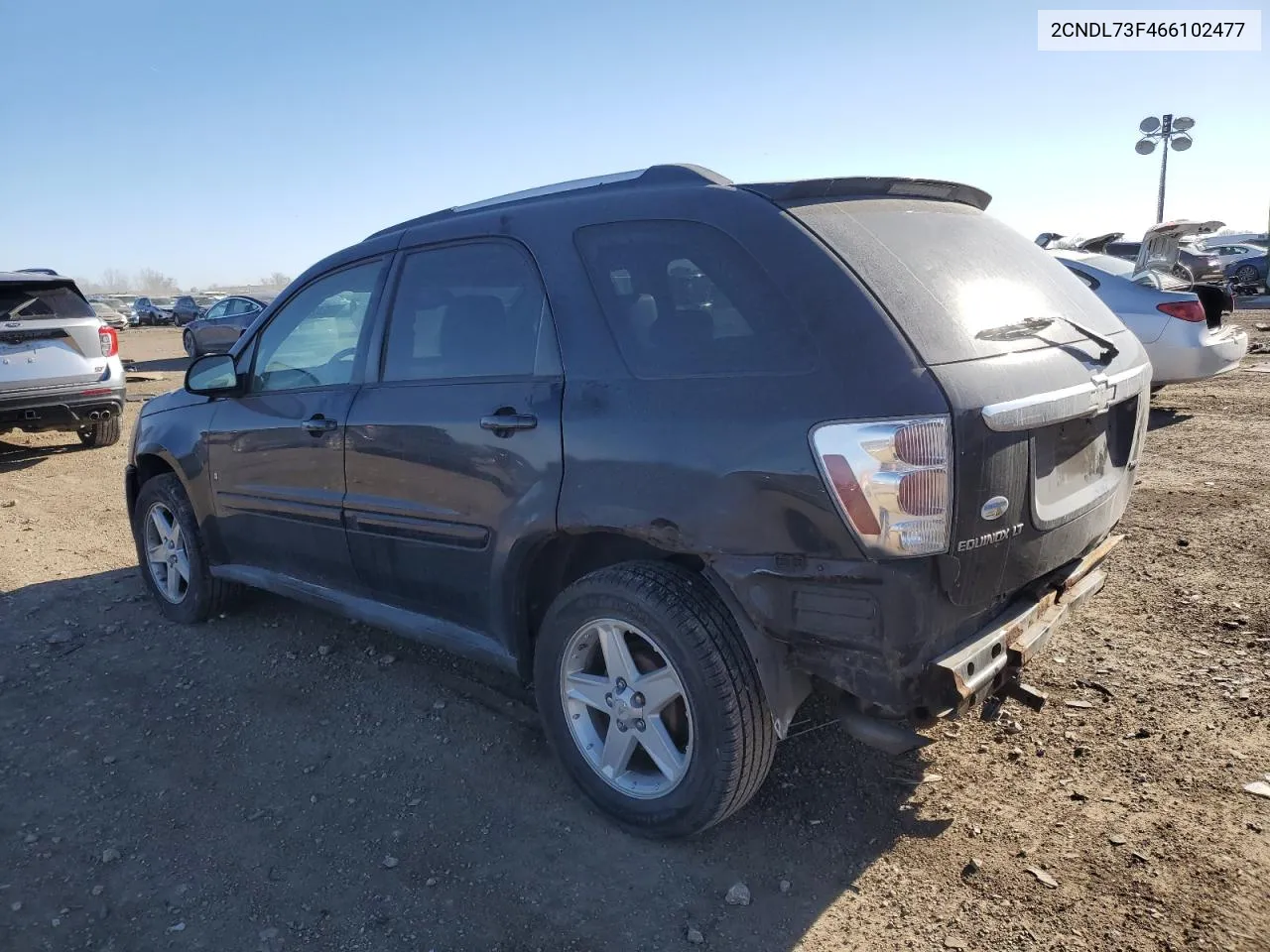 2006 Chevrolet Equinox Lt VIN: 2CNDL73F466102477 Lot: 42427505