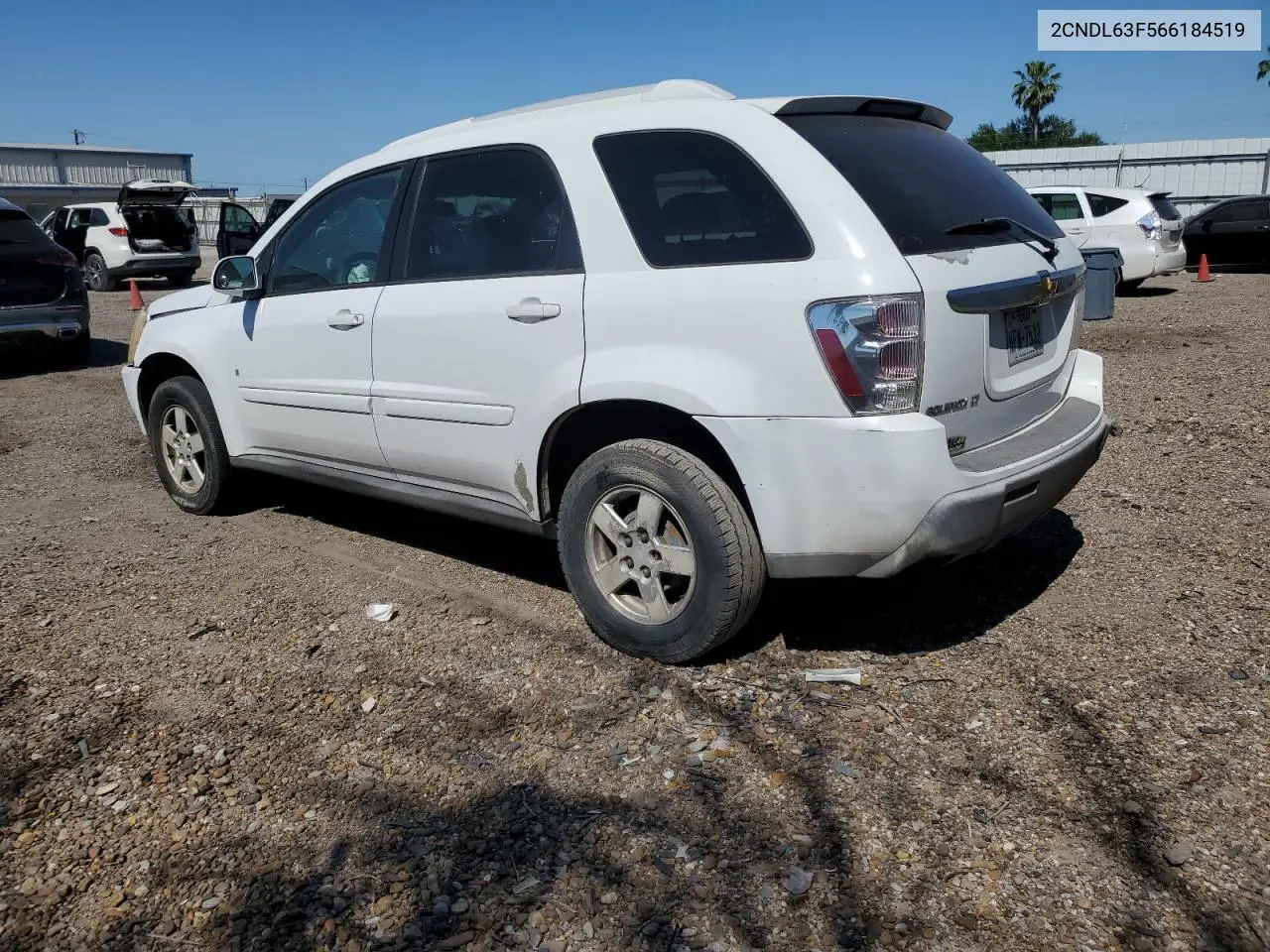 2006 Chevrolet Equinox Lt VIN: 2CNDL63F566184519 Lot: 52546745