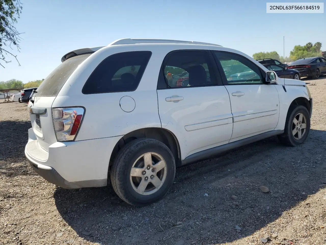 2006 Chevrolet Equinox Lt VIN: 2CNDL63F566184519 Lot: 52546745