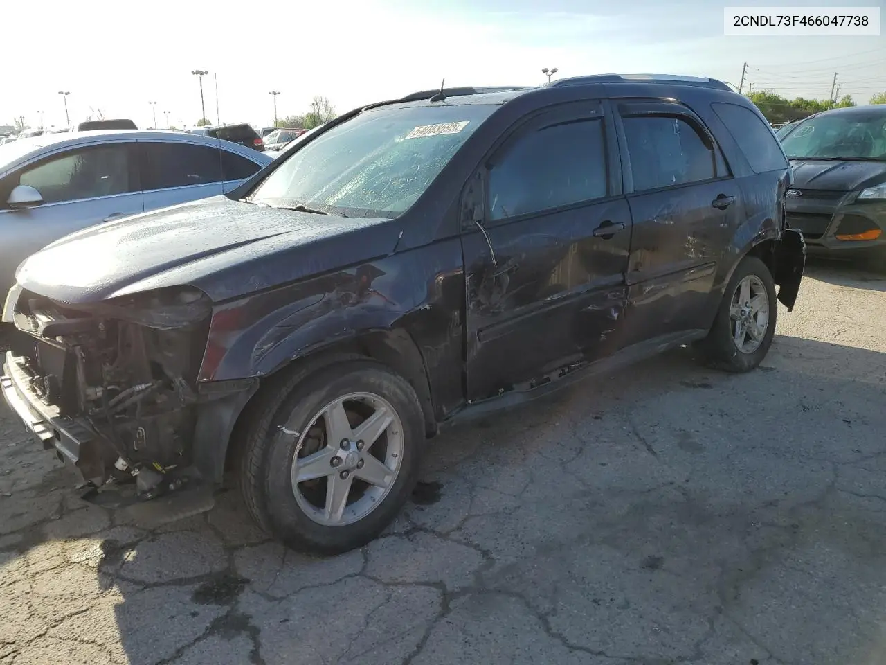 2006 Chevrolet Equinox Lt VIN: 2CNDL73F466047738 Lot: 54083595