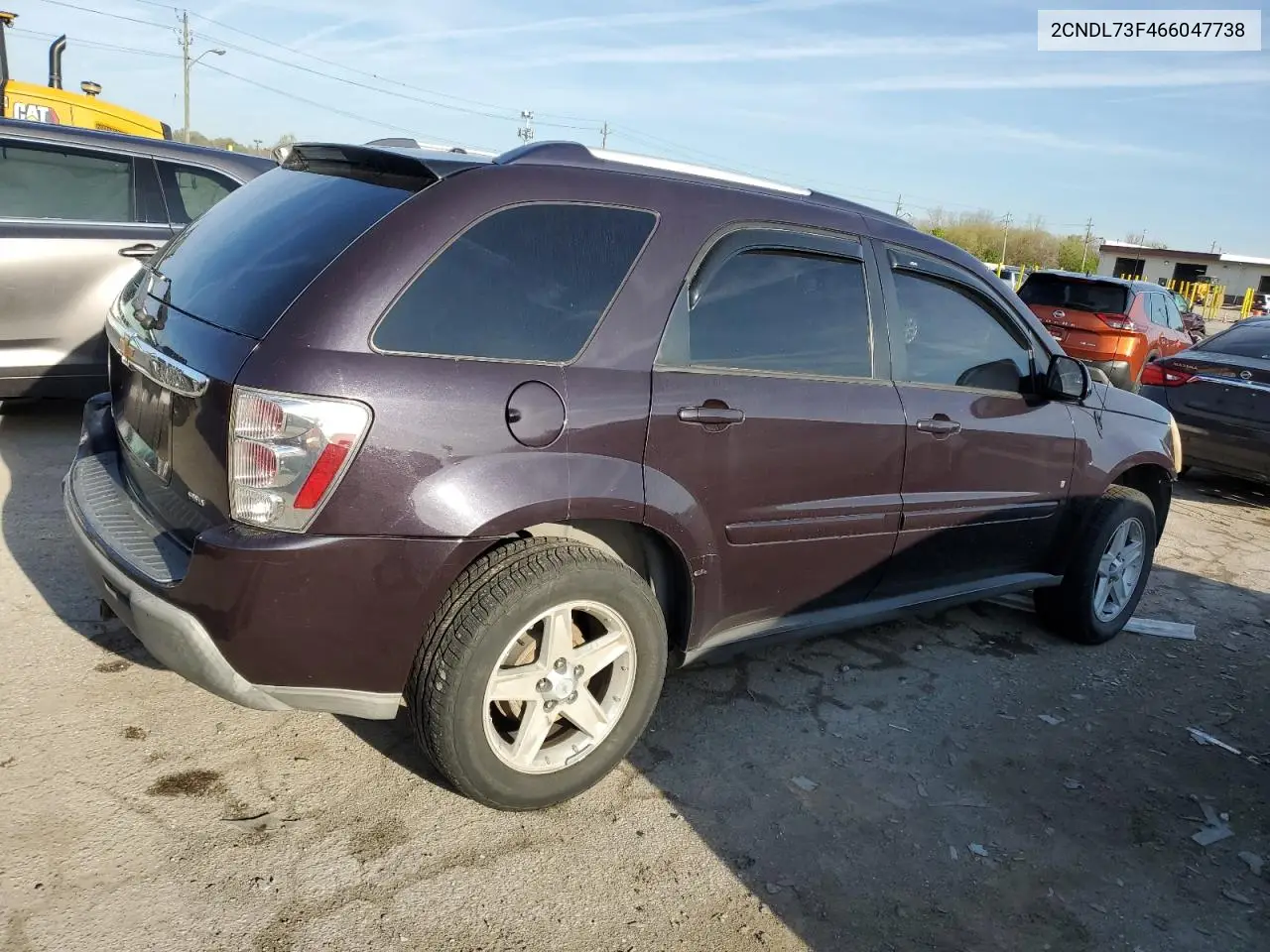 2006 Chevrolet Equinox Lt VIN: 2CNDL73F466047738 Lot: 54083595