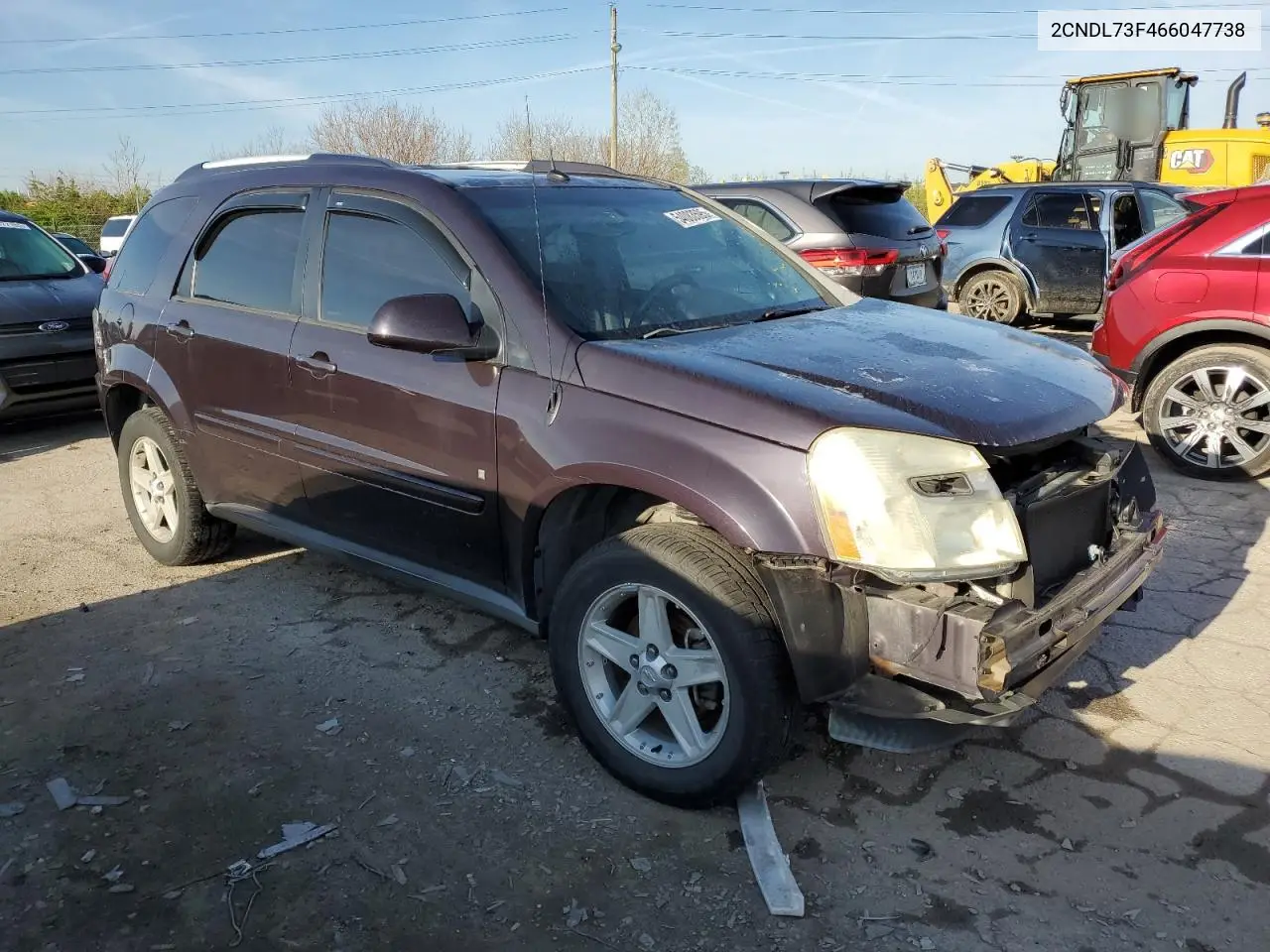 2006 Chevrolet Equinox Lt VIN: 2CNDL73F466047738 Lot: 54083595