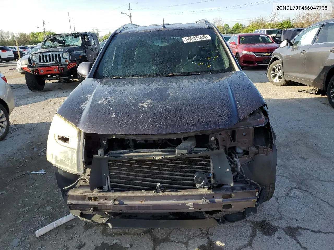 2006 Chevrolet Equinox Lt VIN: 2CNDL73F466047738 Lot: 54083595