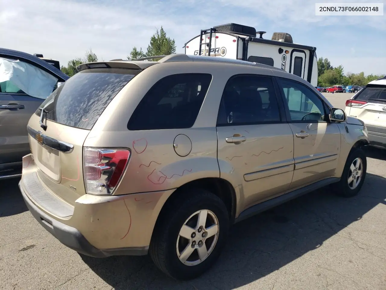 2006 Chevrolet Equinox Lt VIN: 2CNDL73F066002148 Lot: 56582775