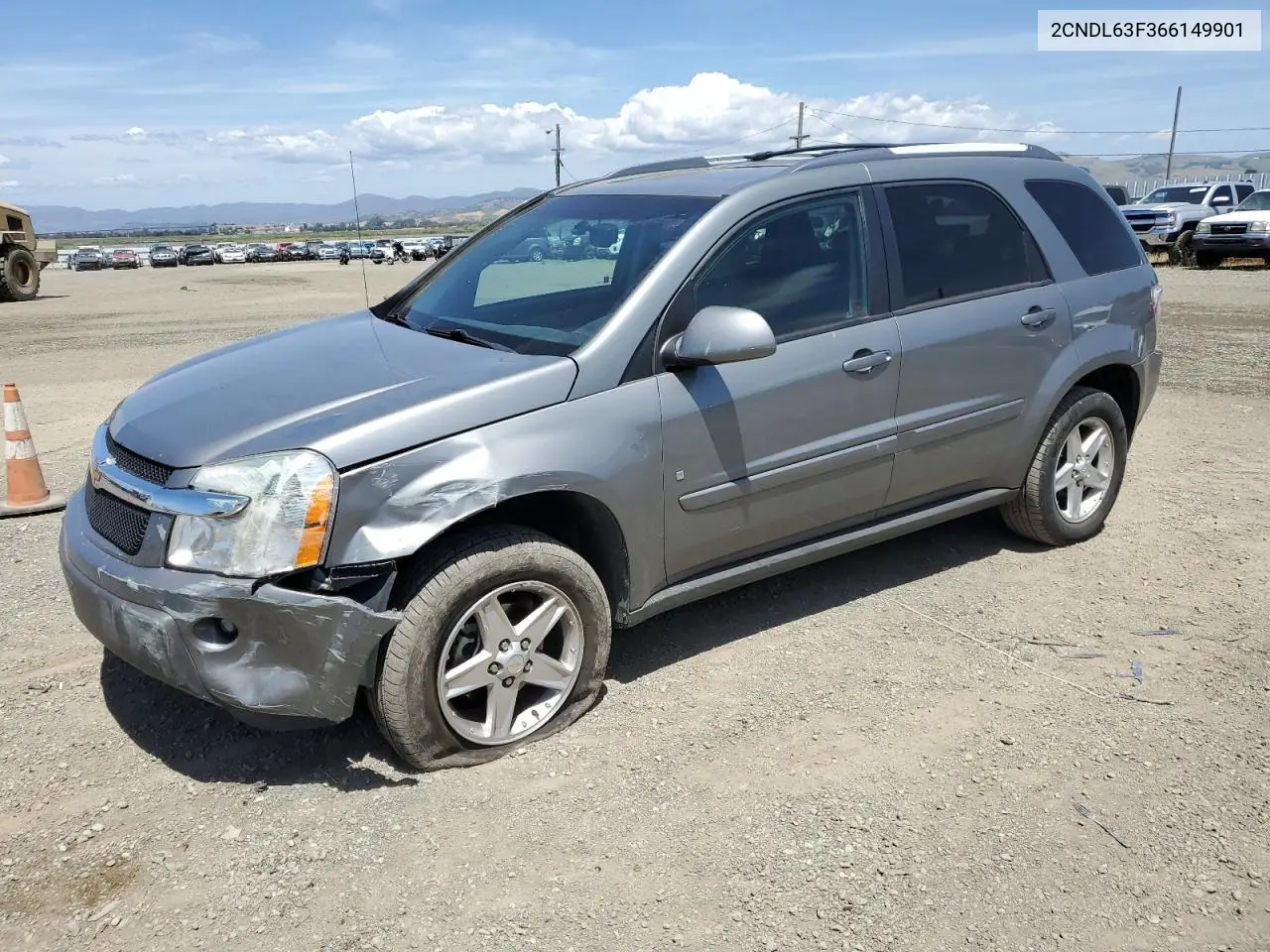 2006 Chevrolet Equinox Lt VIN: 2CNDL63F366149901 Lot: 57141215
