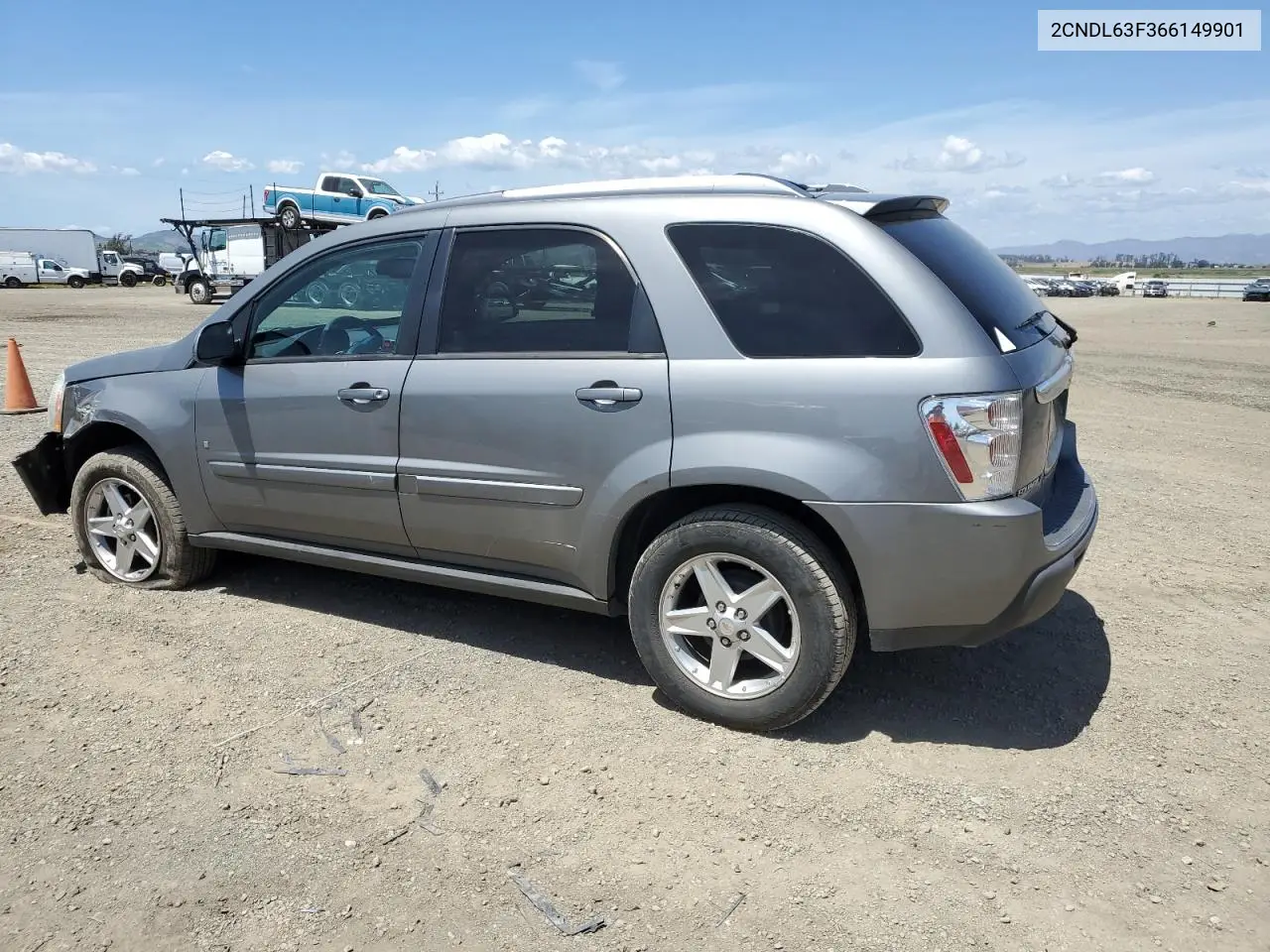 2006 Chevrolet Equinox Lt VIN: 2CNDL63F366149901 Lot: 57141215