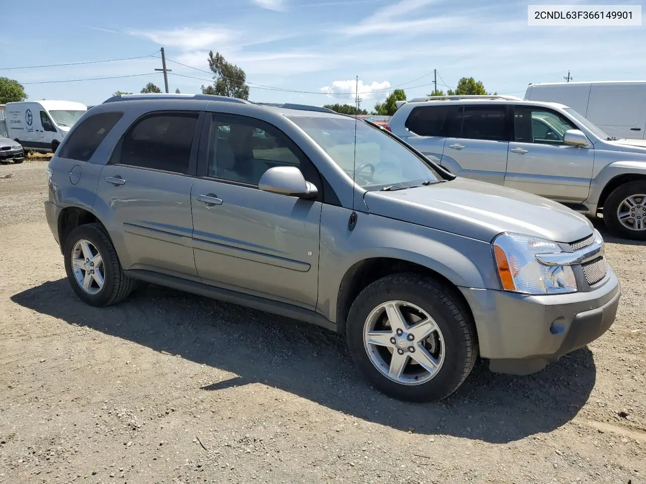 2006 Chevrolet Equinox Lt VIN: 2CNDL63F366149901 Lot: 57141215