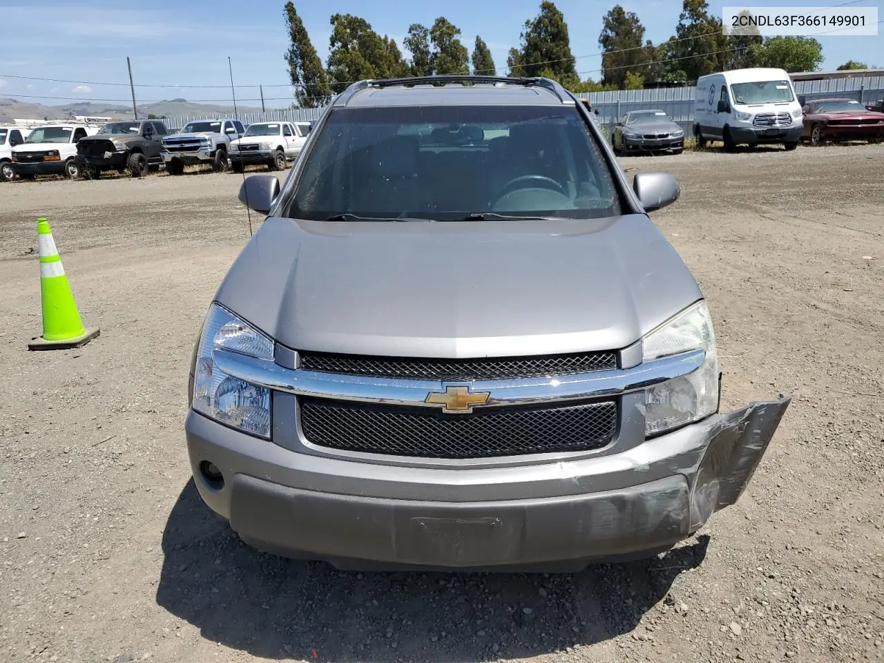 2006 Chevrolet Equinox Lt VIN: 2CNDL63F366149901 Lot: 57141215