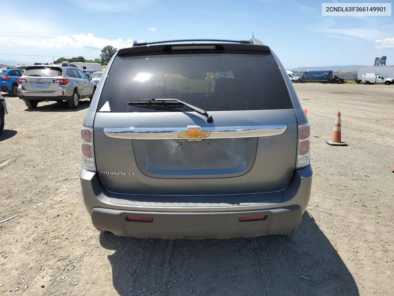 2006 Chevrolet Equinox Lt VIN: 2CNDL63F366149901 Lot: 57141215
