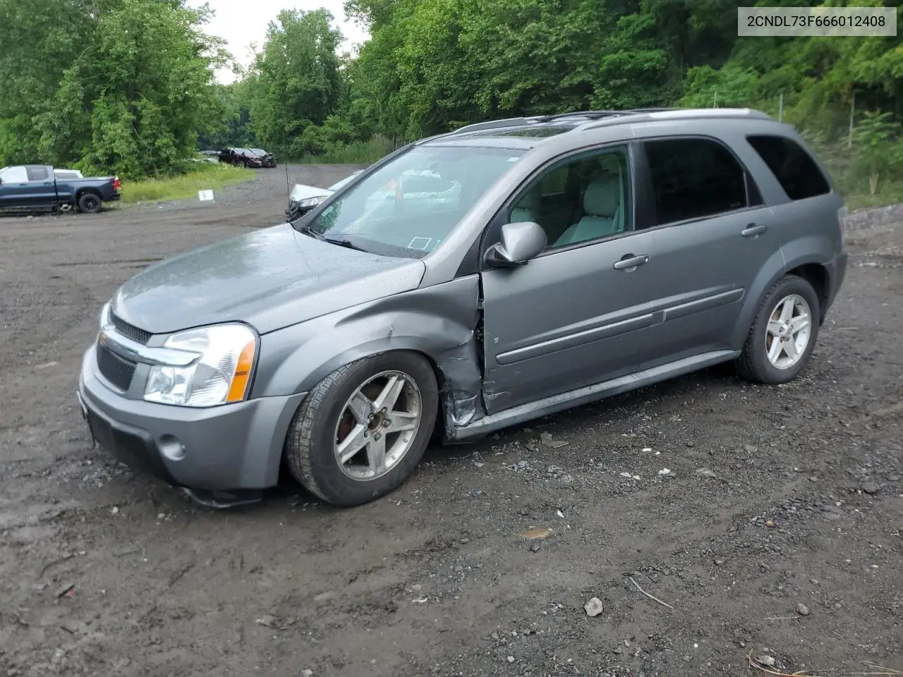 2006 Chevrolet Equinox Lt VIN: 2CNDL73F666012408 Lot: 61531995