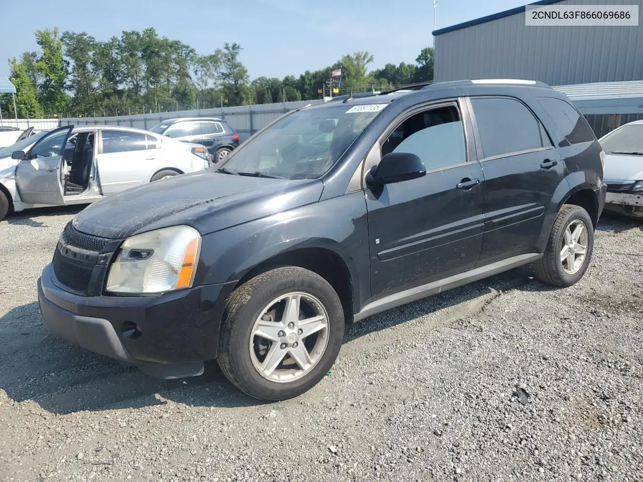 2006 Chevrolet Equinox Lt VIN: 2CNDL63F866069686 Lot: 61897135