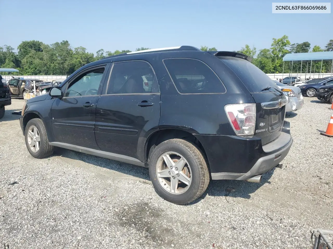 2006 Chevrolet Equinox Lt VIN: 2CNDL63F866069686 Lot: 61897135