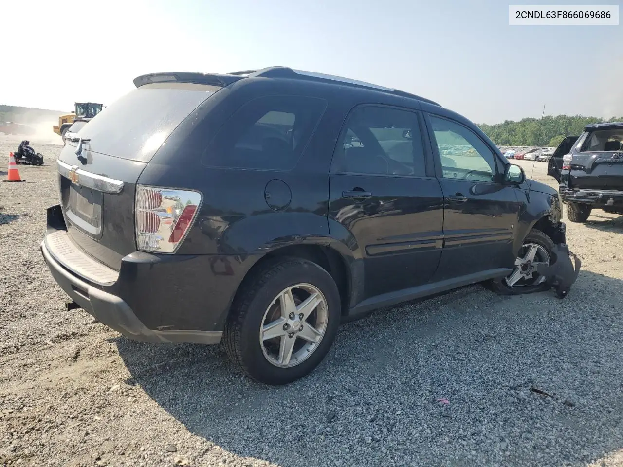 2006 Chevrolet Equinox Lt VIN: 2CNDL63F866069686 Lot: 61897135