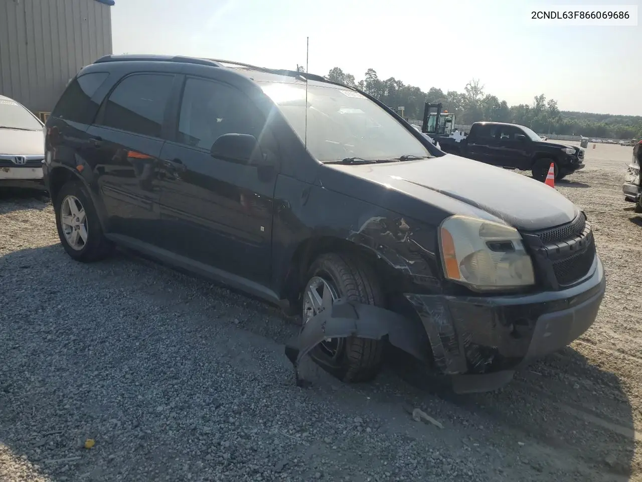 2006 Chevrolet Equinox Lt VIN: 2CNDL63F866069686 Lot: 61897135