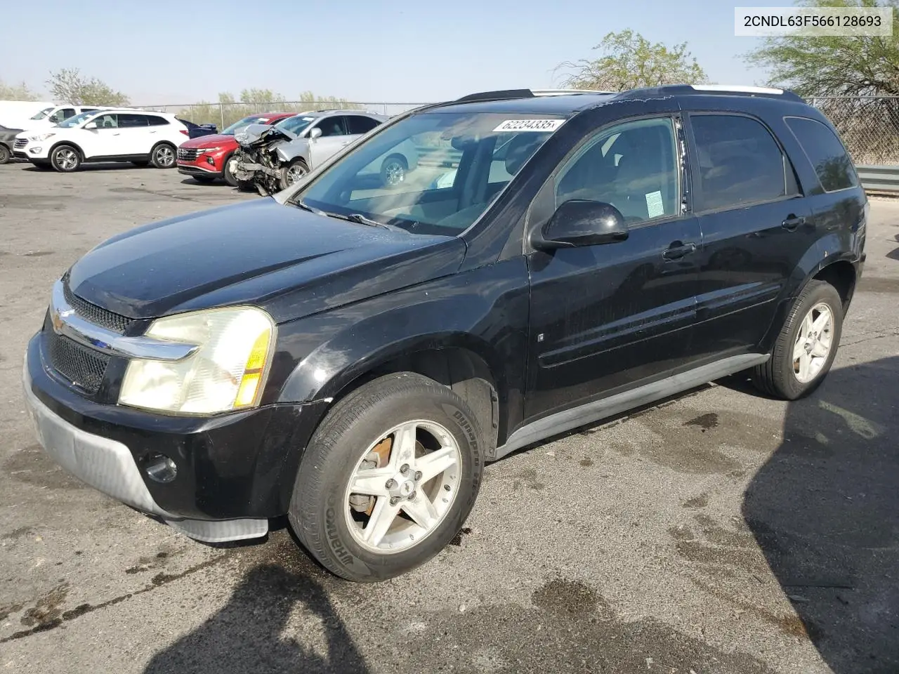 2006 Chevrolet Equinox Lt VIN: 2CNDL63F566128693 Lot: 62234335