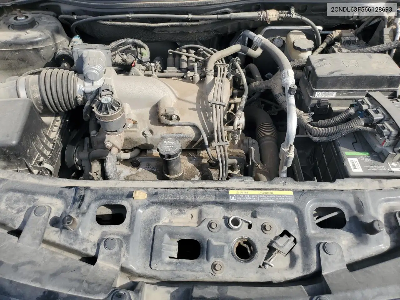 2006 Chevrolet Equinox Lt VIN: 2CNDL63F566128693 Lot: 62234335
