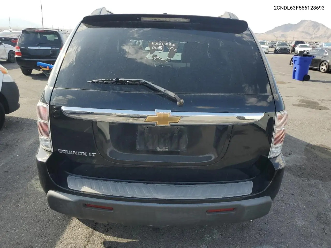 2006 Chevrolet Equinox Lt VIN: 2CNDL63F566128693 Lot: 62234335