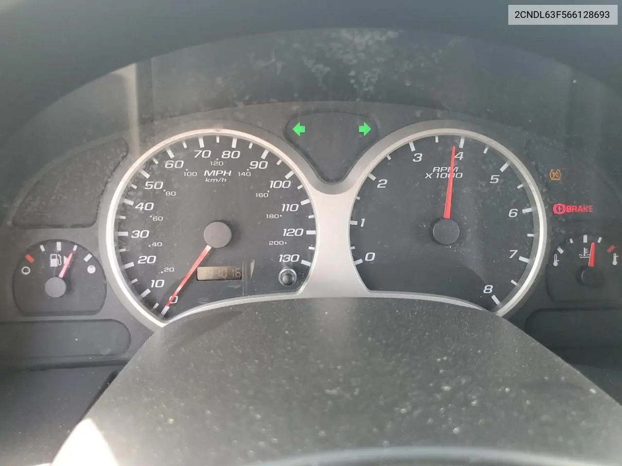 2006 Chevrolet Equinox Lt VIN: 2CNDL63F566128693 Lot: 62234335