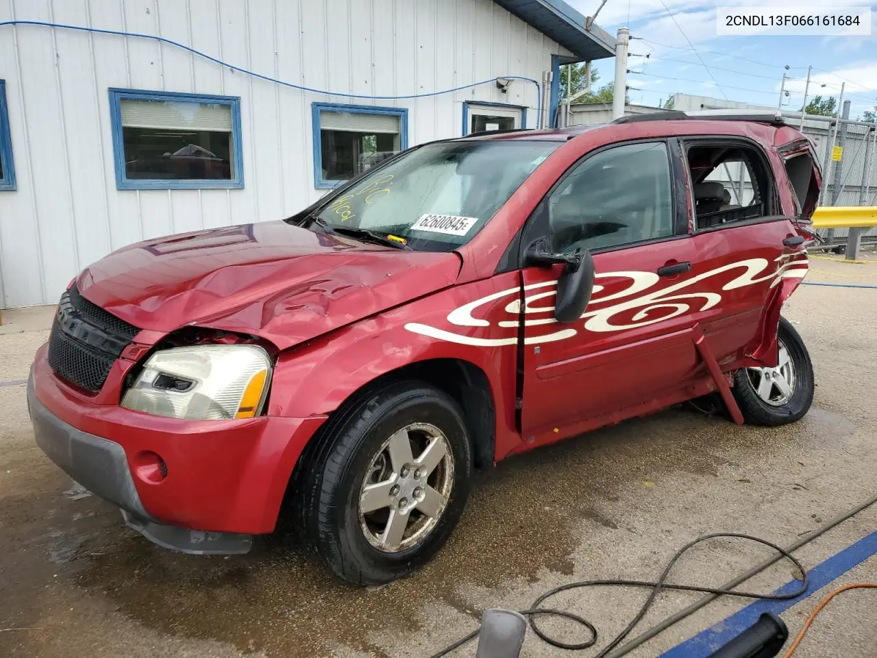 2006 Chevrolet Equinox Ls VIN: 2CNDL13F066161684 Lot: 62600845
