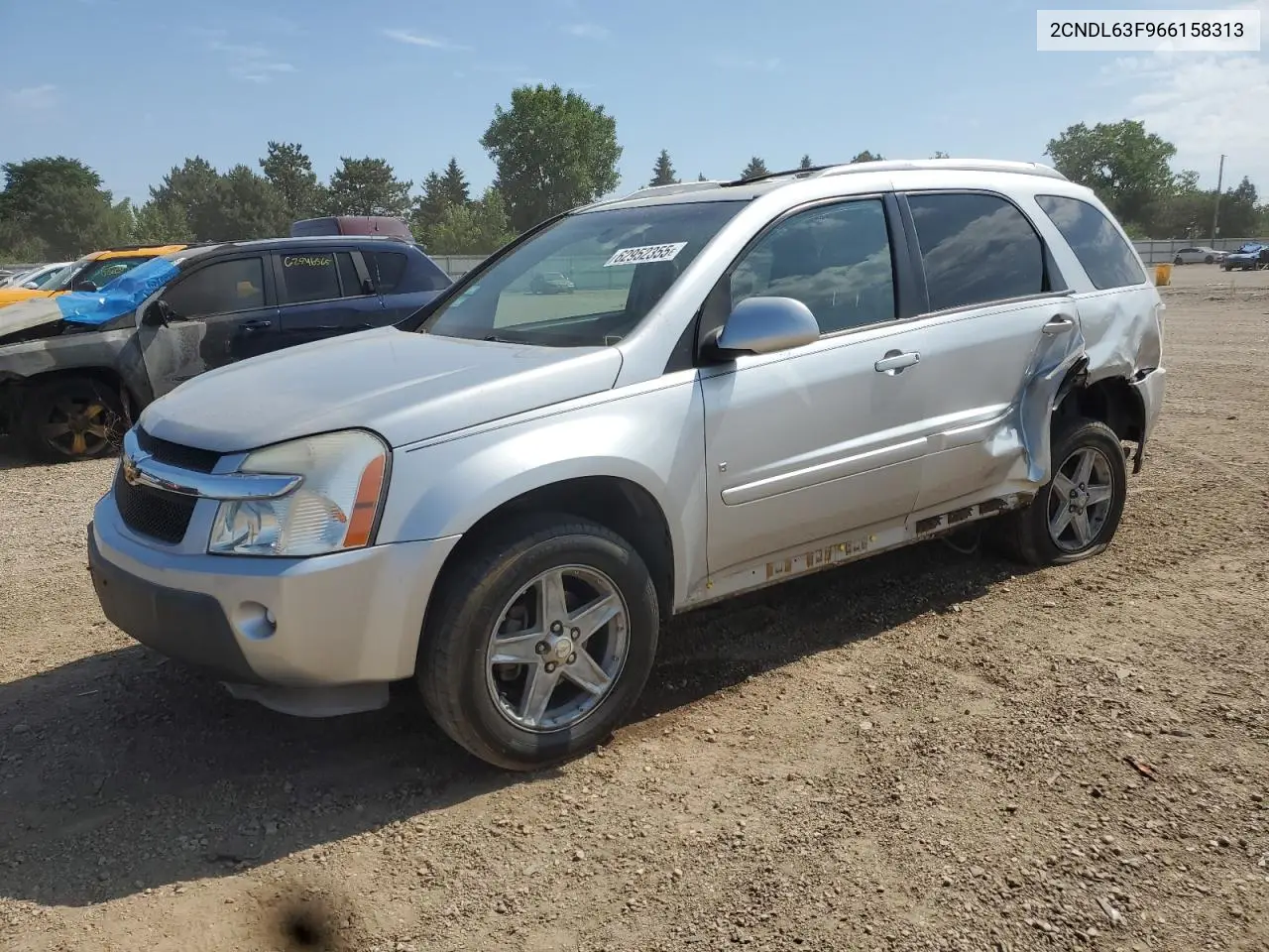 2006 Chevrolet Equinox Lt VIN: 2CNDL63F966158313 Lot: 62952355