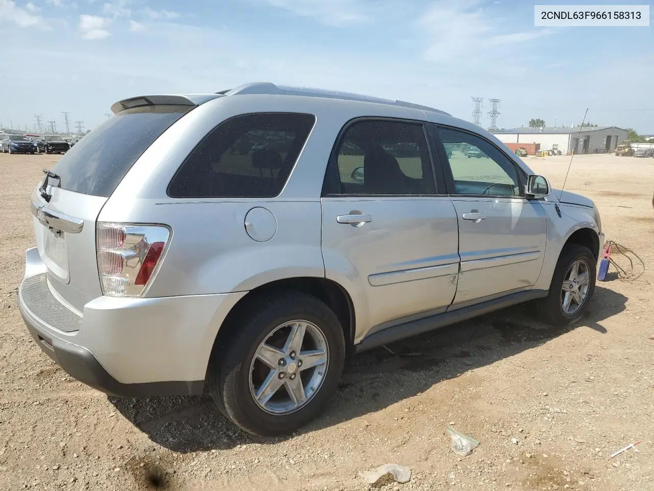 2006 Chevrolet Equinox Lt VIN: 2CNDL63F966158313 Lot: 62952355