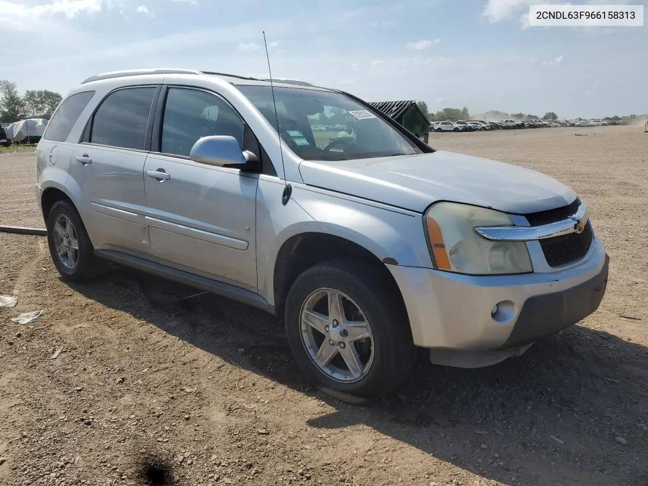 2006 Chevrolet Equinox Lt VIN: 2CNDL63F966158313 Lot: 62952355
