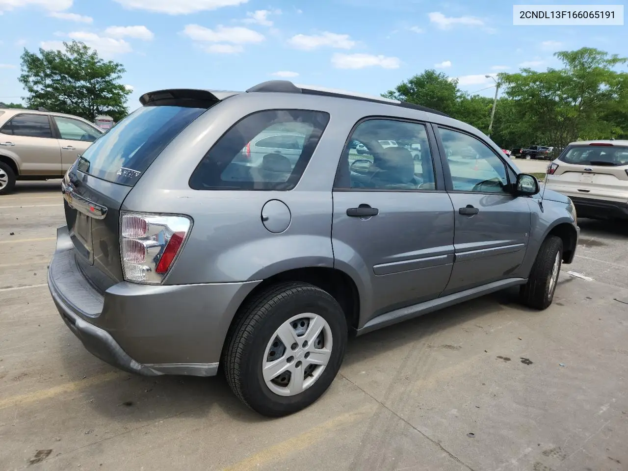 2006 Chevrolet Equinox Ls VIN: 2CNDL13F166065191 Lot: 63190275