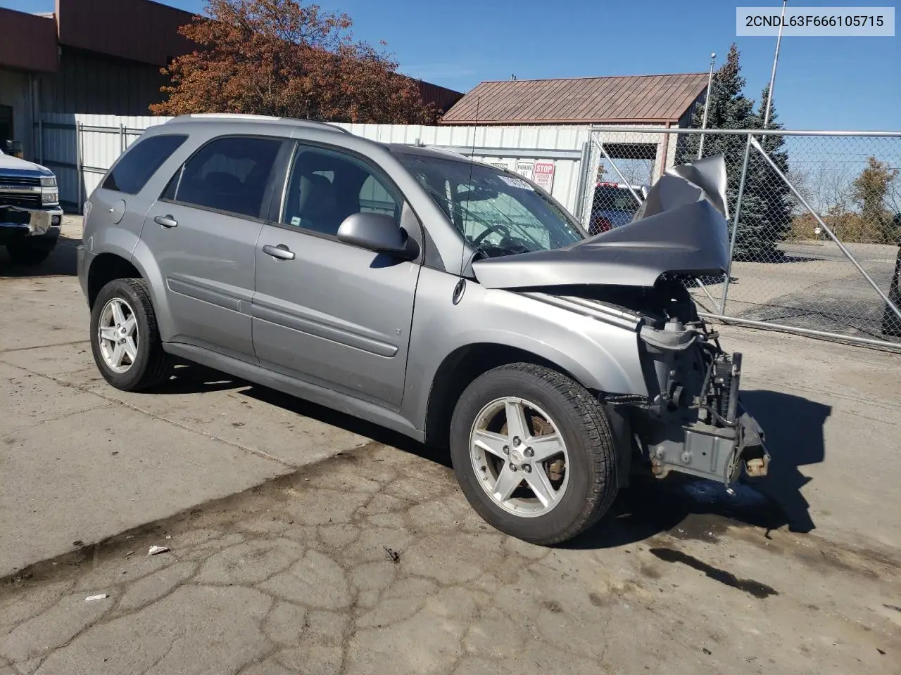 2006 Chevrolet Equinox Lt VIN: 2CNDL63F666105715 Lot: 77543164