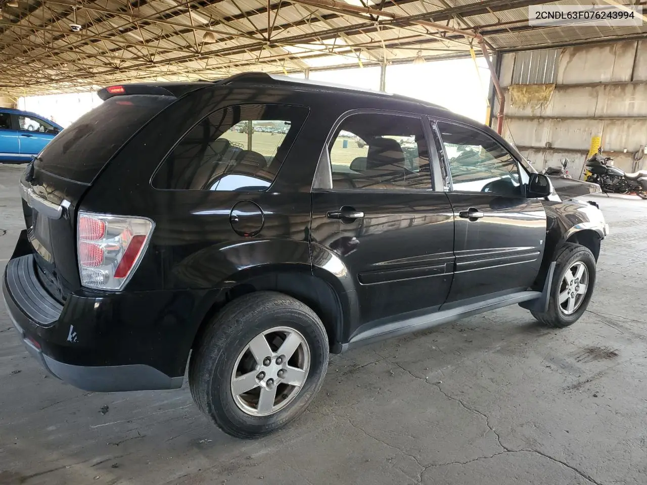 2007 Chevrolet Equinox Lt VIN: 2CNDL63F076243994 Lot: 61600285
