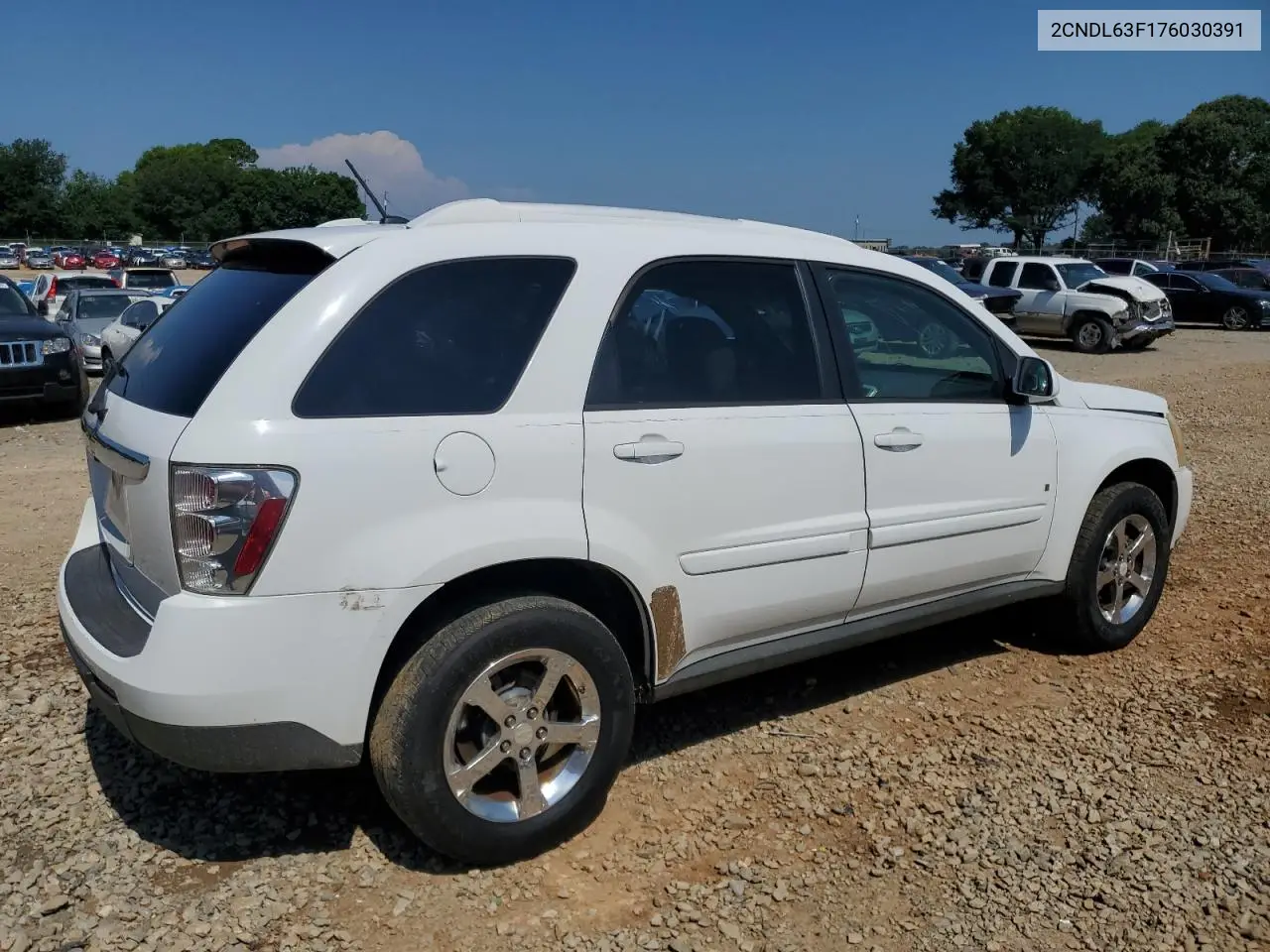 2007 Chevrolet Equinox Lt VIN: 2CNDL63F176030391 Lot: 62027095
