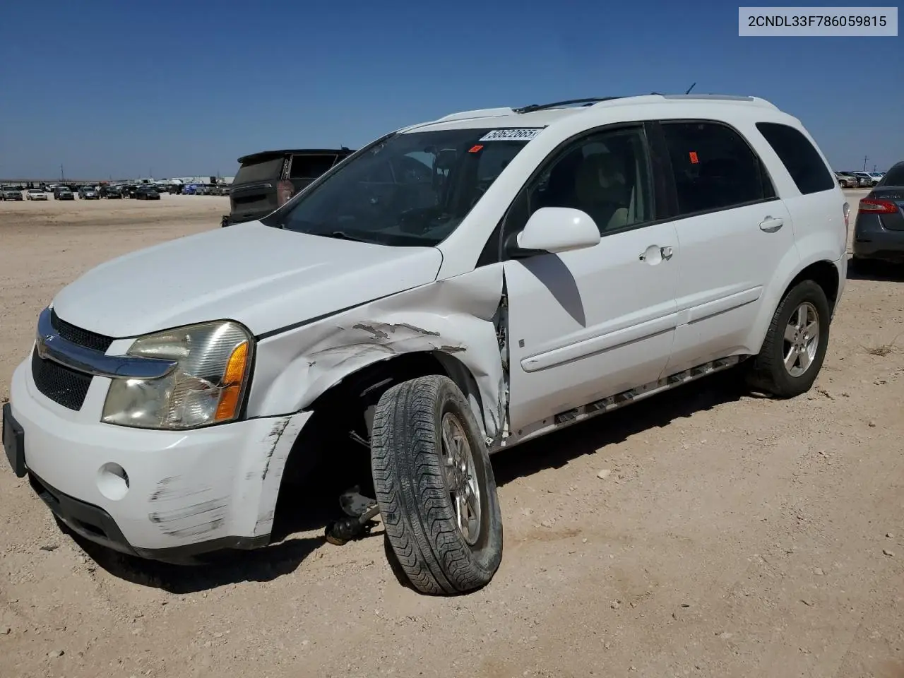 2008 Chevrolet Equinox Lt VIN: 2CNDL33F786059815 Lot: 50622665