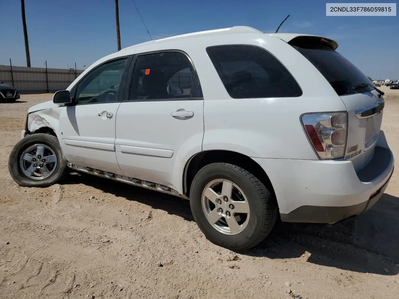 2008 Chevrolet Equinox Lt VIN: 2CNDL33F786059815 Lot: 50622665