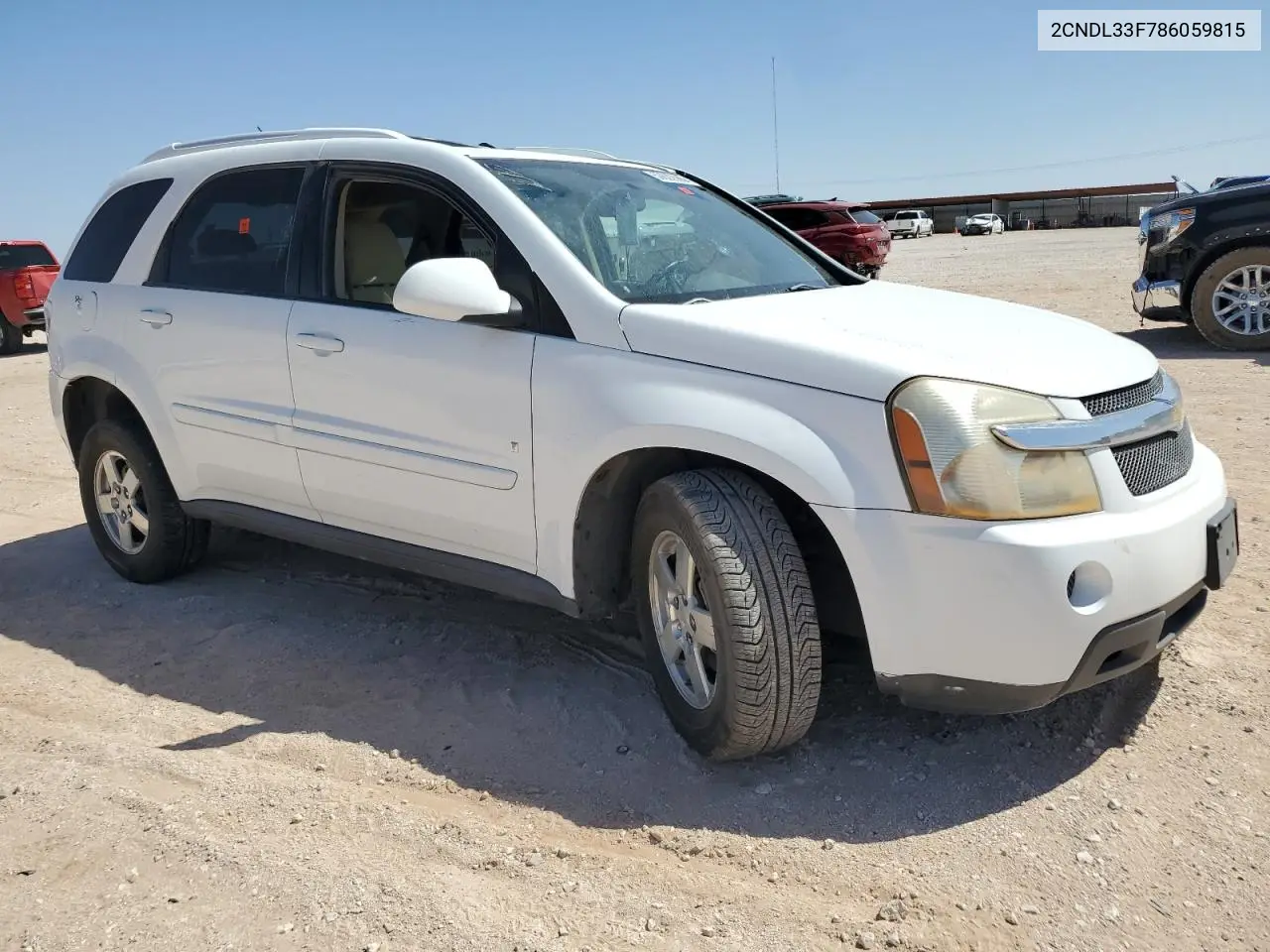 2008 Chevrolet Equinox Lt VIN: 2CNDL33F786059815 Lot: 50622665