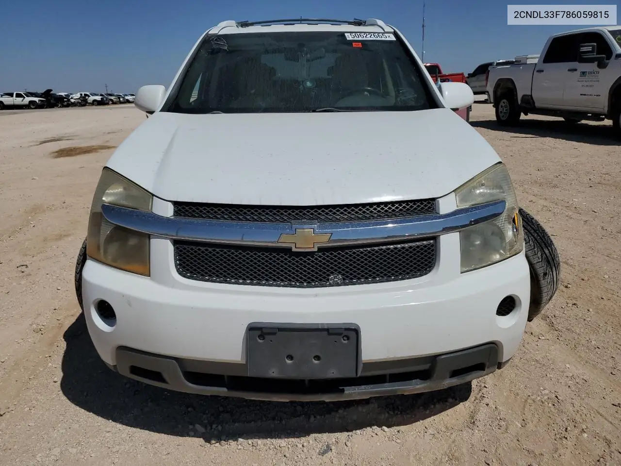 2008 Chevrolet Equinox Lt VIN: 2CNDL33F786059815 Lot: 50622665