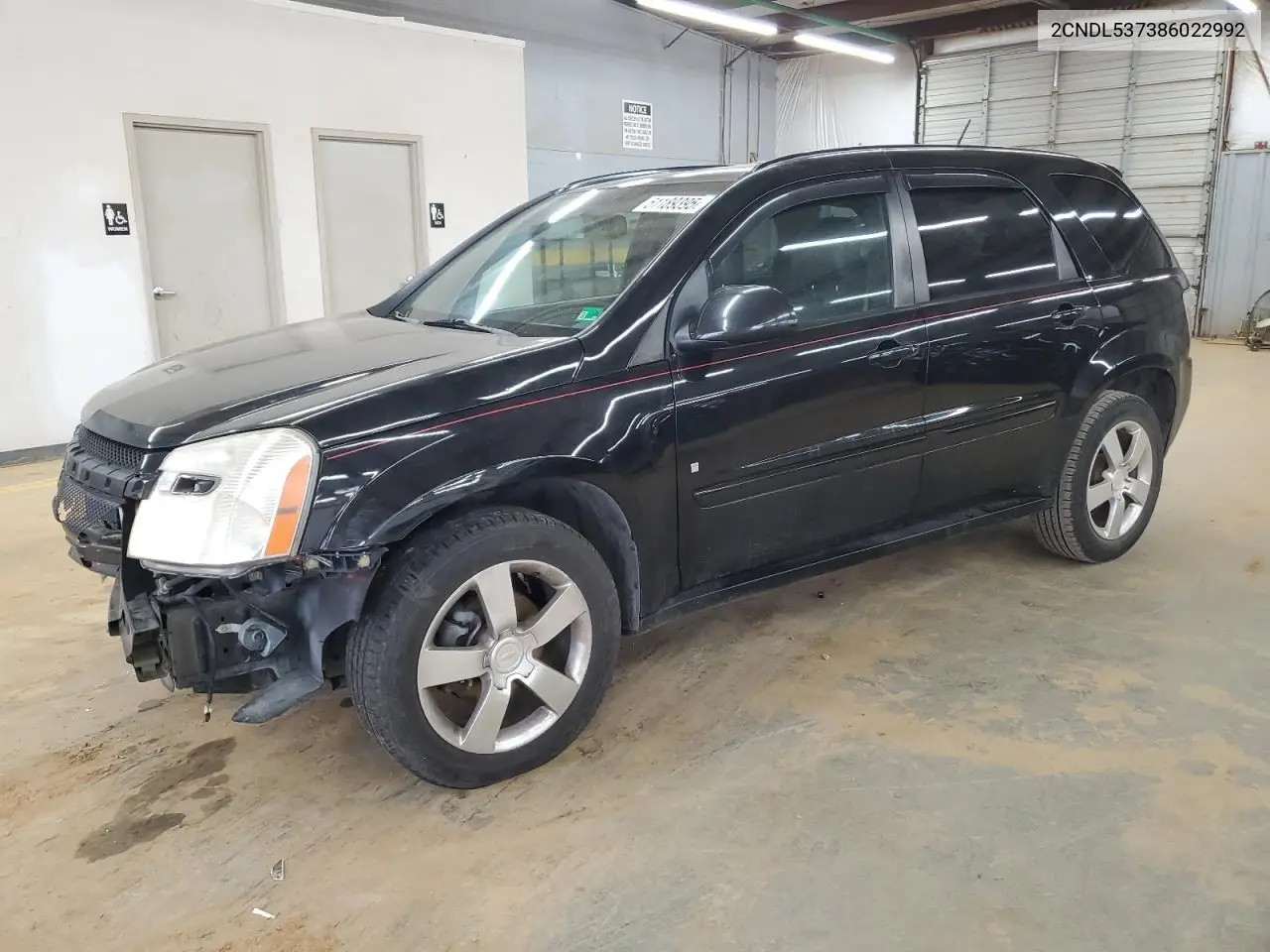 2008 Chevrolet Equinox Sport VIN: 2CNDL537386022992 Lot: 51189395