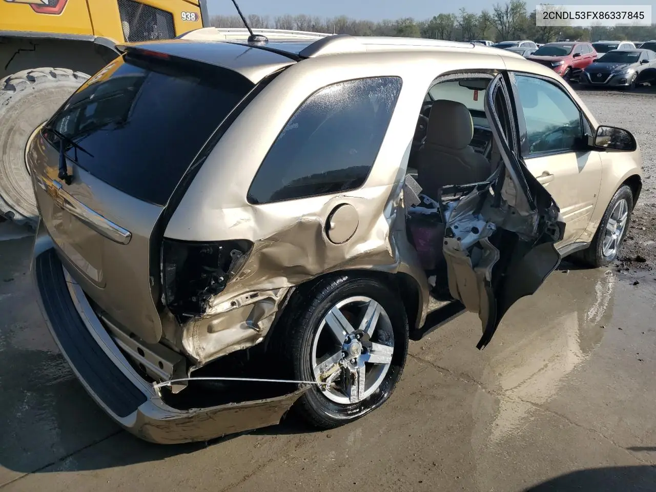2008 Chevrolet Equinox Lt VIN: 2CNDL53FX86337845 Lot: 52552825