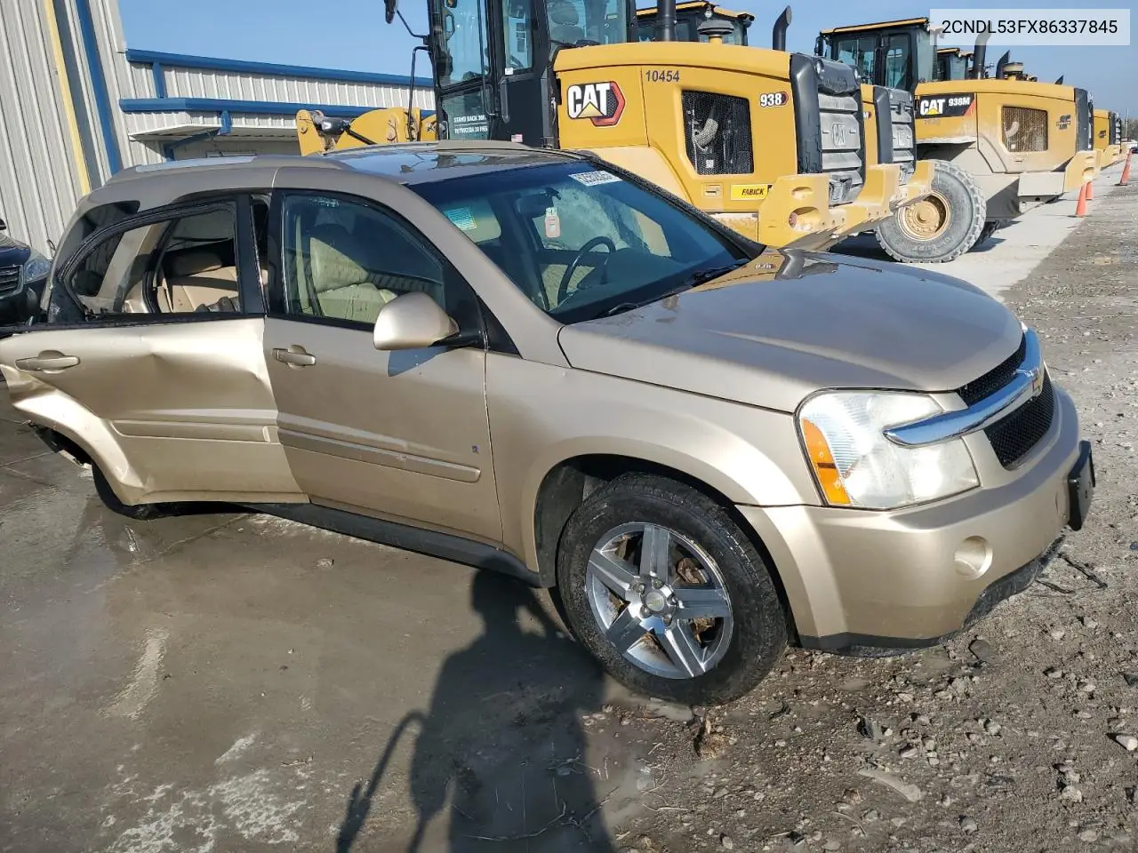 2008 Chevrolet Equinox Lt VIN: 2CNDL53FX86337845 Lot: 52552825