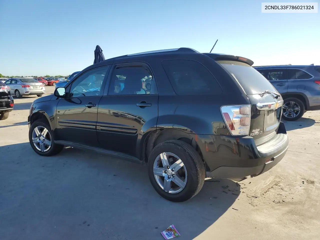 2008 Chevrolet Equinox Lt VIN: 2CNDL33F786021324 Lot: 55903225