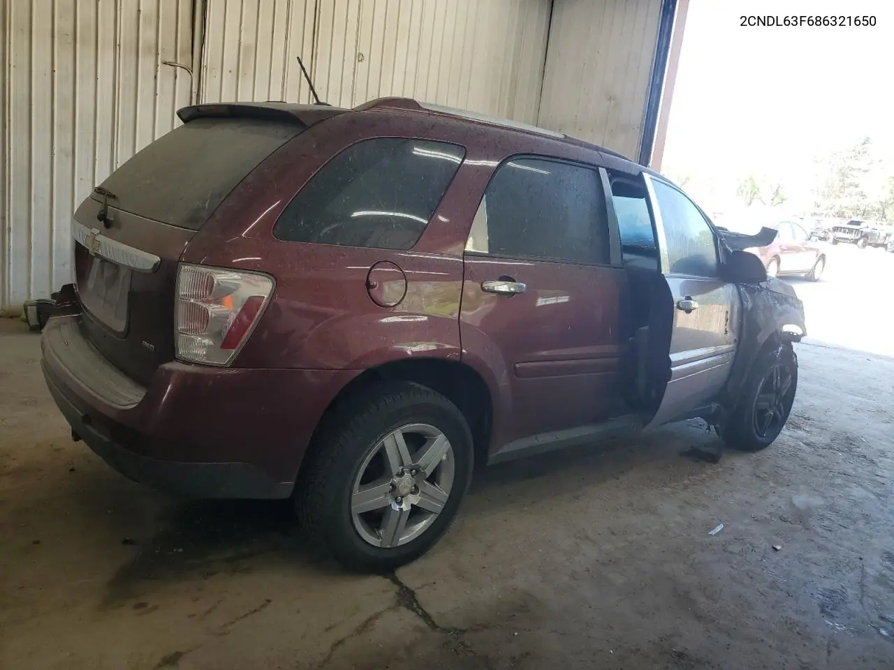 2008 Chevrolet Equinox Lt VIN: 2CNDL63F686321650 Lot: 56128125