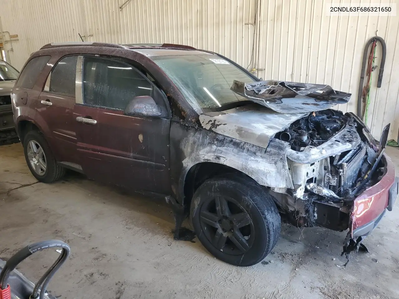 2008 Chevrolet Equinox Lt VIN: 2CNDL63F686321650 Lot: 56128125