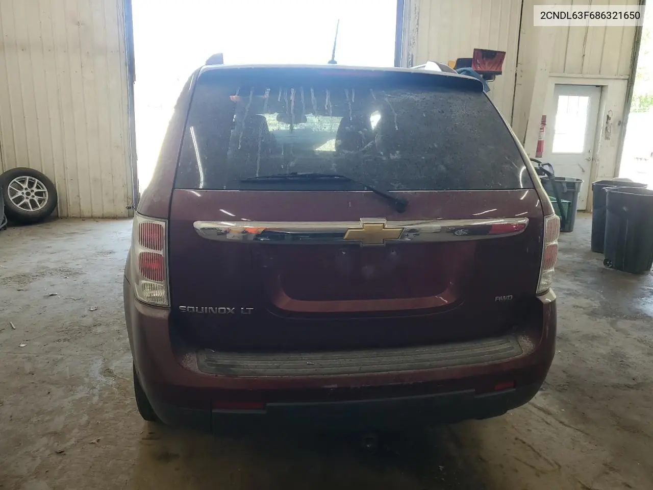 2008 Chevrolet Equinox Lt VIN: 2CNDL63F686321650 Lot: 56128125